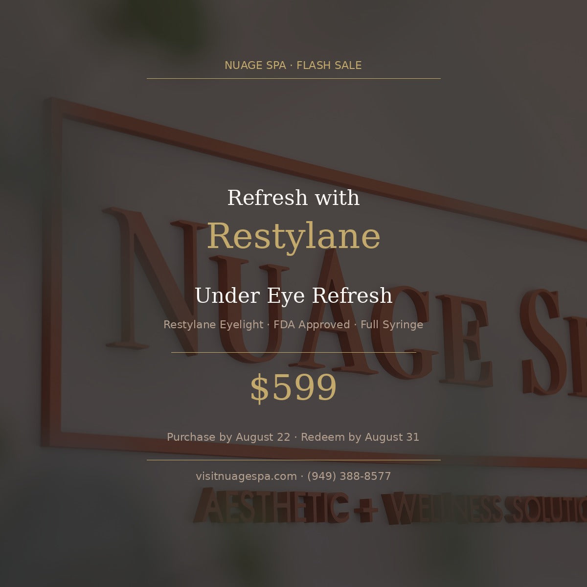 Restylane Under Eye Refresh