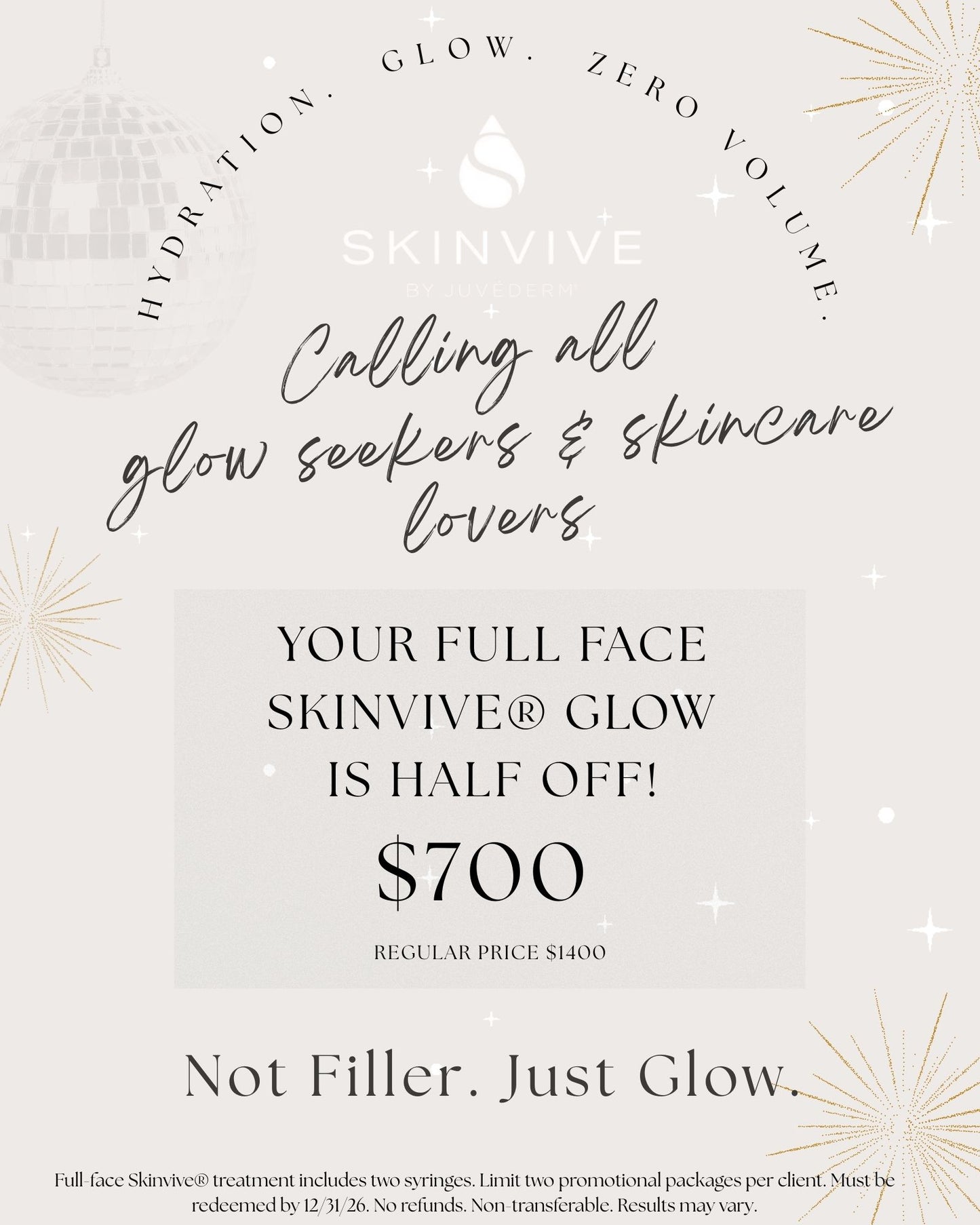 Full-Face Skinvive® Glow Treatment